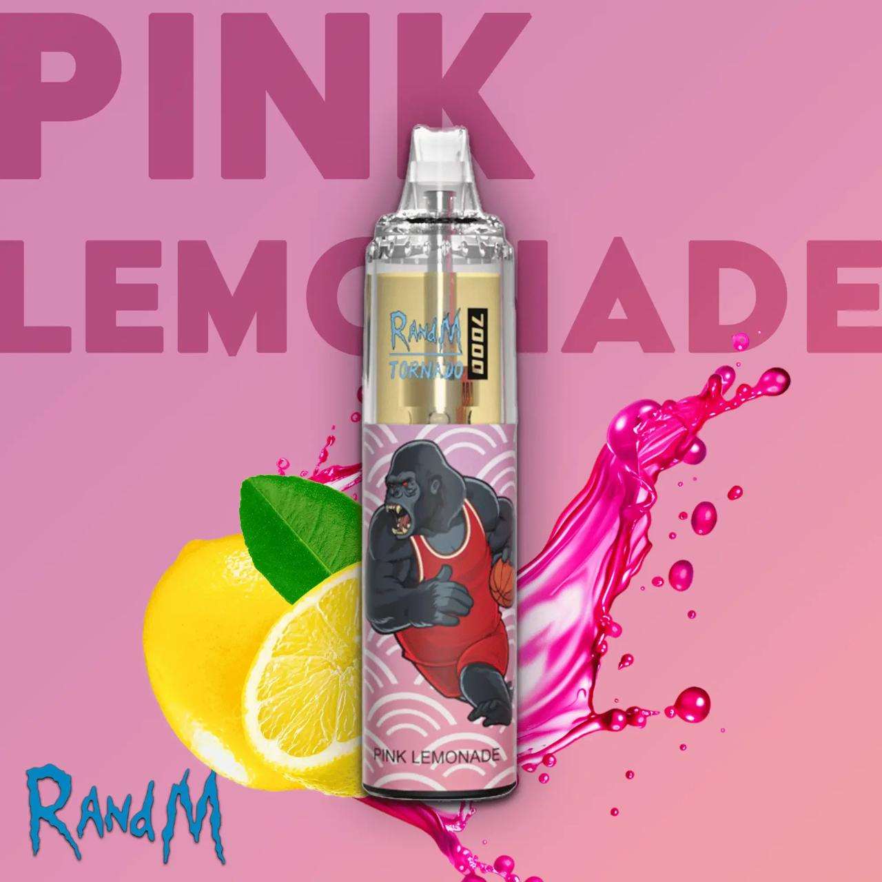 R&M 7000 Puffs Pink Lemonade  - Vape 7 Store