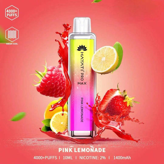 Hayati pro max Pink Lemonade 4000 Puffs - Vape 7 Store