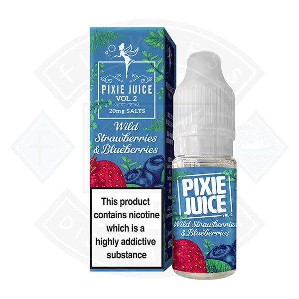 Pixie Juice Vol 2 Wild Strawberry Blueberries nic salt e-liquid