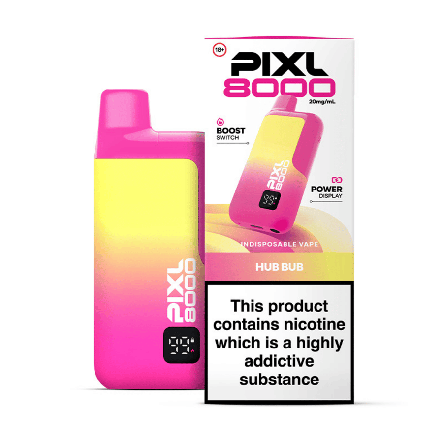 PIXL 8000 Hub Bub prefilled pod vape kit