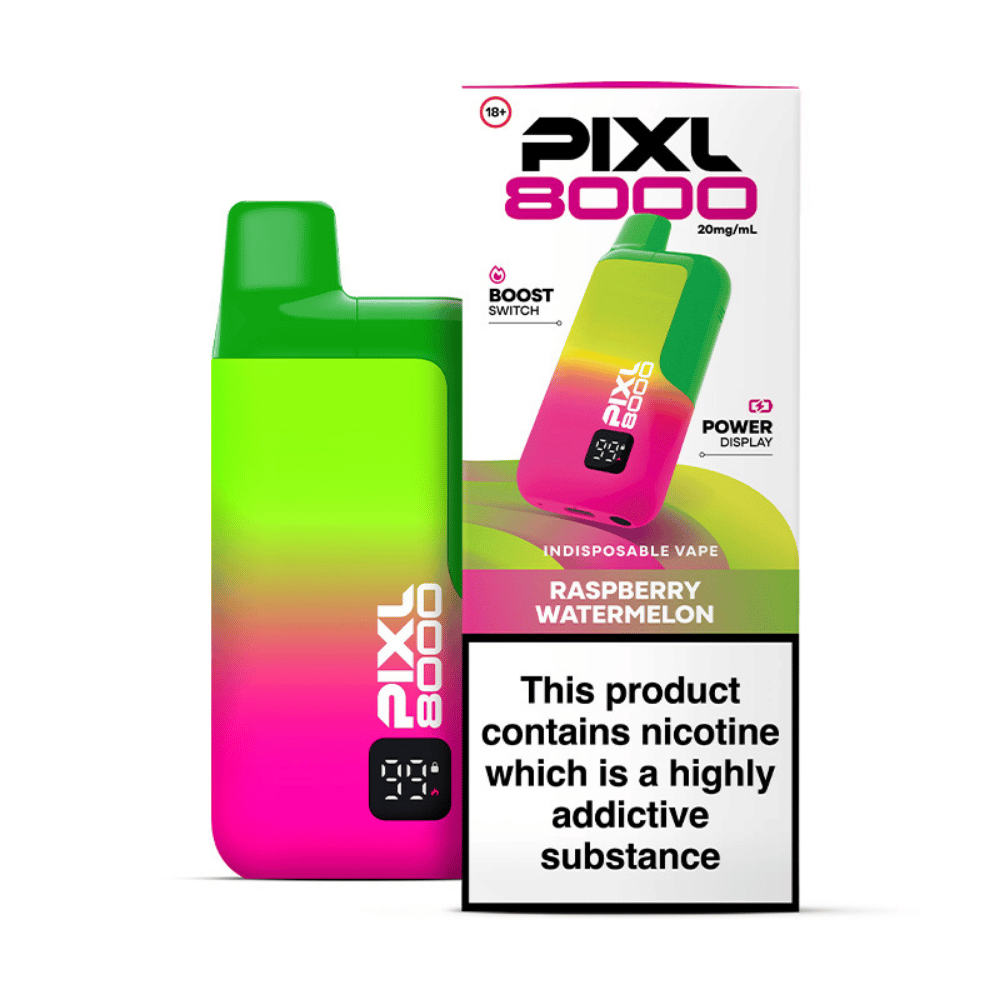 PIXL 8000 Raspberry Watermelon prefilled pod vape kit