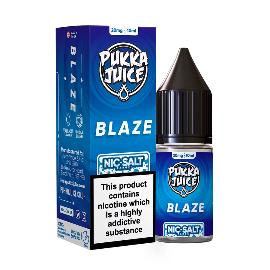 Pukka Juice Nic Salt Blaze UK