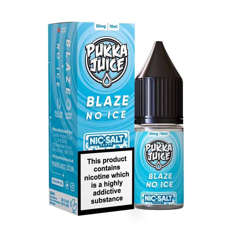 Pukka Juice Nic Salt Blaze No Ice UK
