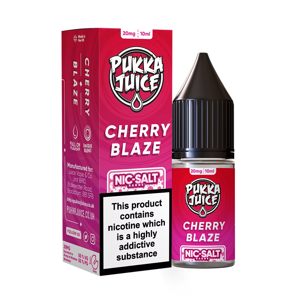 Pukka Juice Nic Salt Cherry Blaze UK