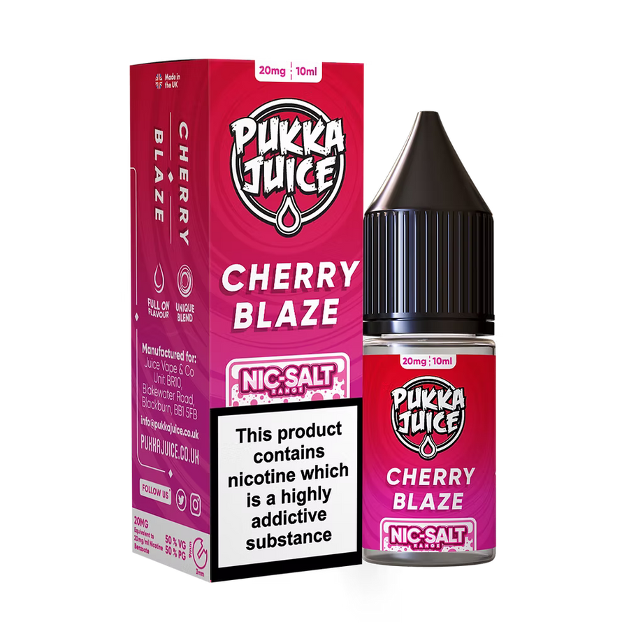 Pukka Juice Nic Salt Cherry Blaze UK
