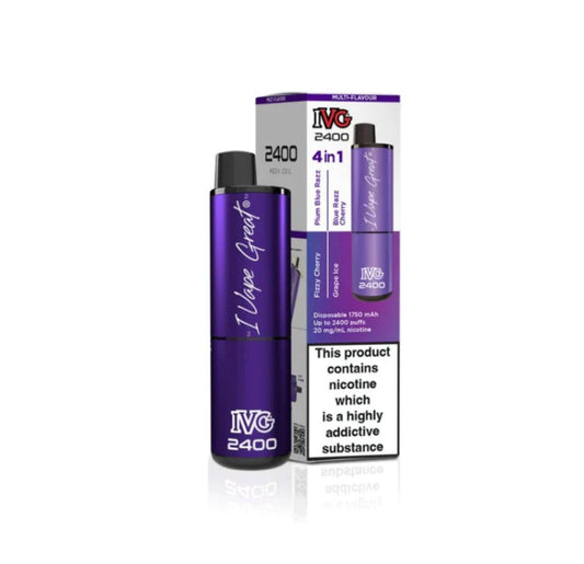 IVG 4in1 Purple Edition (4 in 1) 2400 Puffs - Vape 7 Store