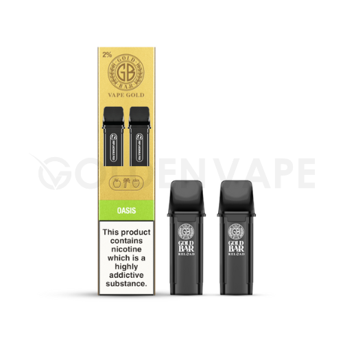 Gold Bar Reload Pods Oasis prefilled pod vape kit