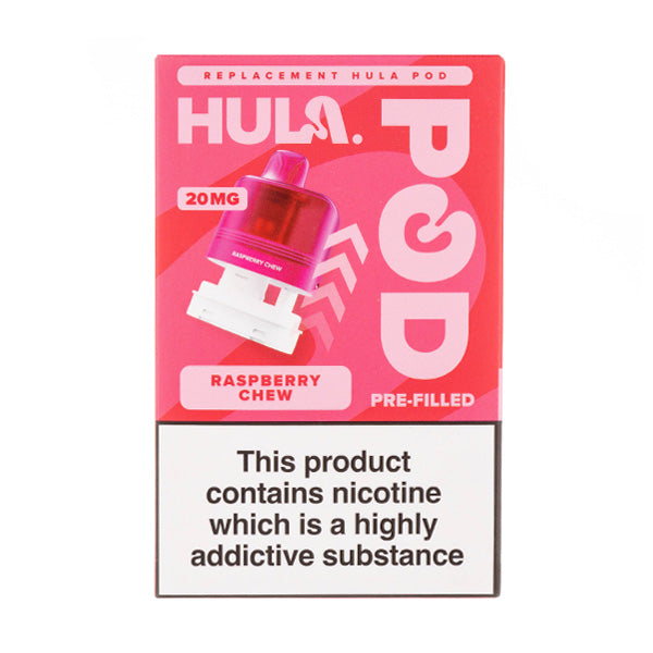 Hula Pods Raspberry Chew prefilled pod vape kit