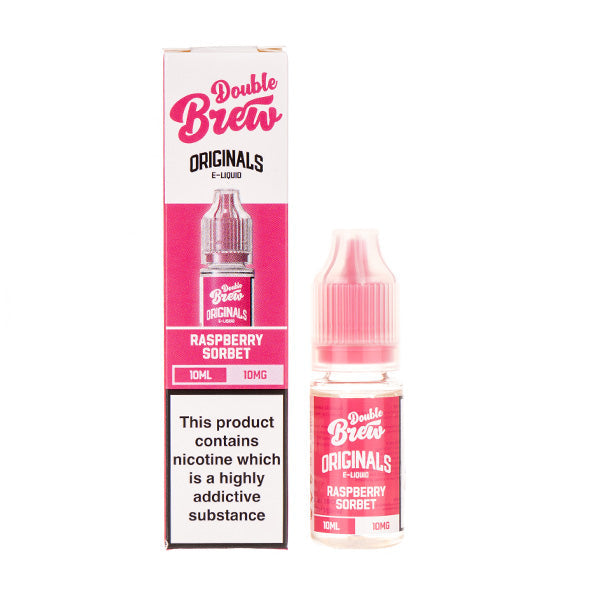 Ohm Brew Double Brew Raspberry Sorbet Originals nic salt e-liquid
