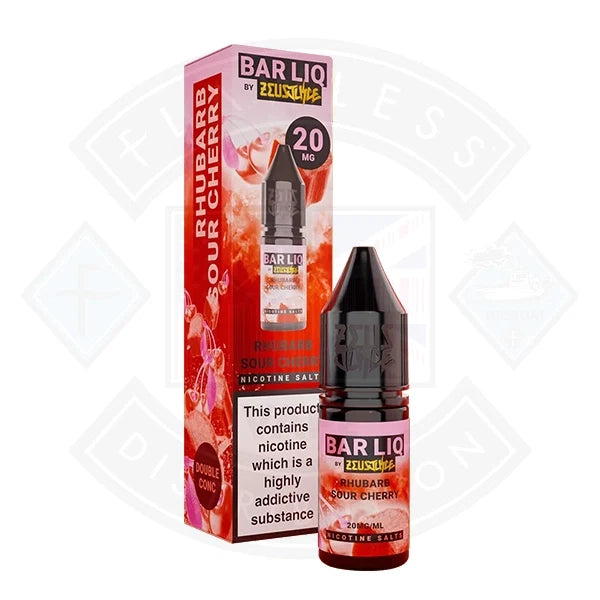 Zeus Juice Barliq Salt Rhubarb Sour Cherry nic salt e-liquid