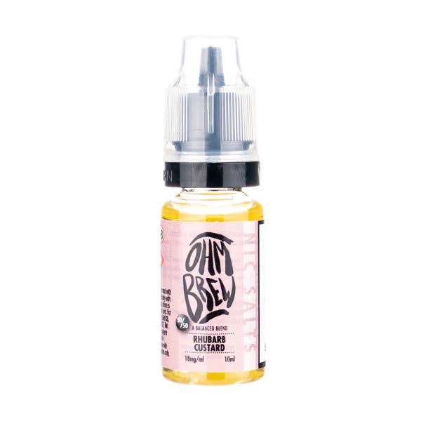 Ohm Brew Nic Salt Rhubarb Custard nic salt e-liquid