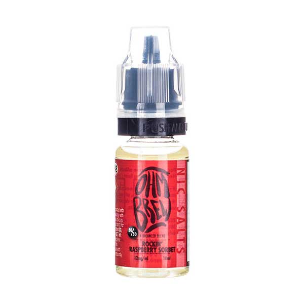Ohm Brew Nic Salt Rockin Raspberry Sorbet nic salt e-liquid
