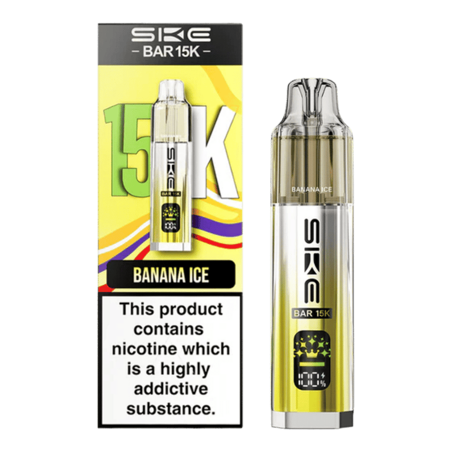 SKE Bar 15K Banana Ice prefilled pod vape kit