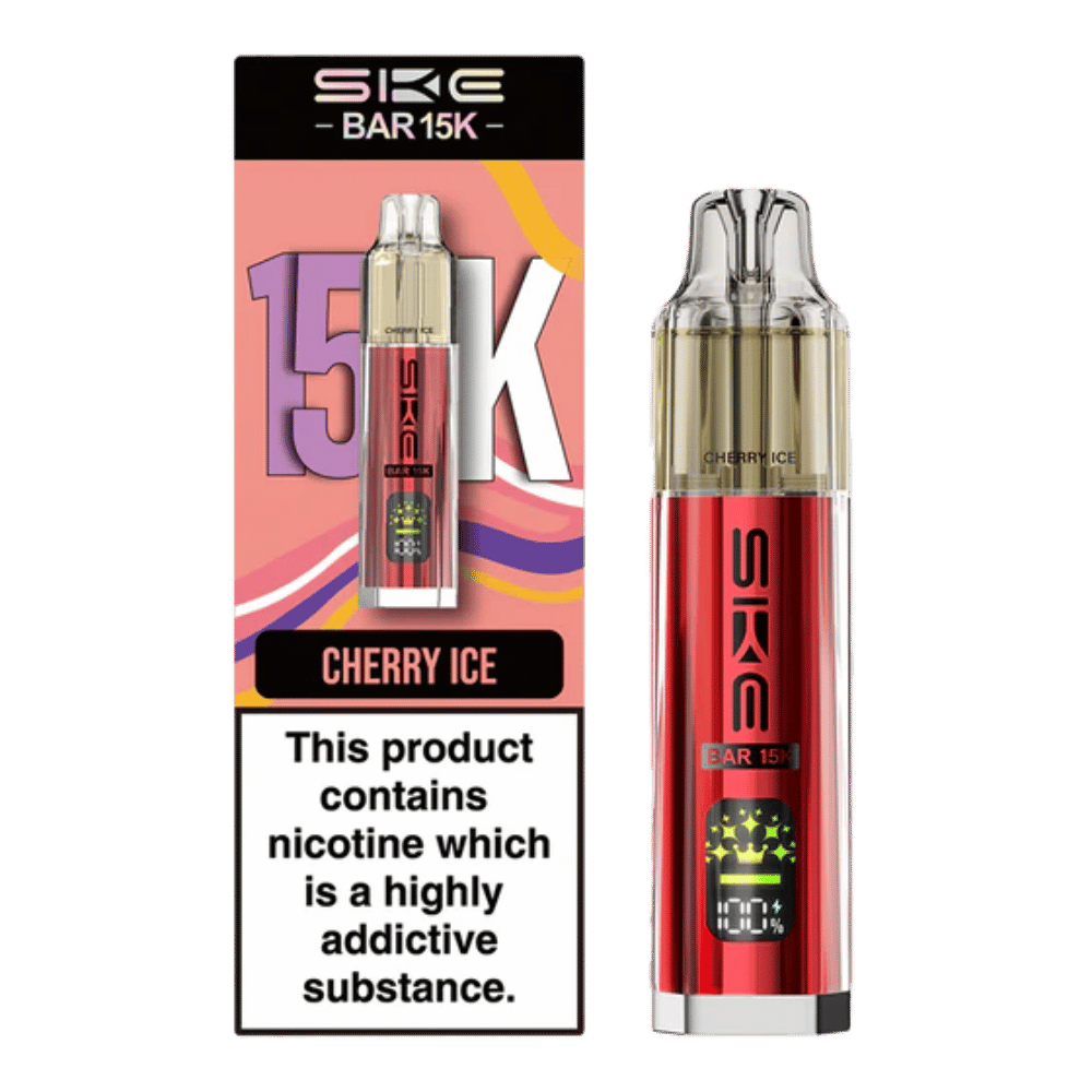 SKE Bar 15K Cherry Ice prefilled pod vape kit