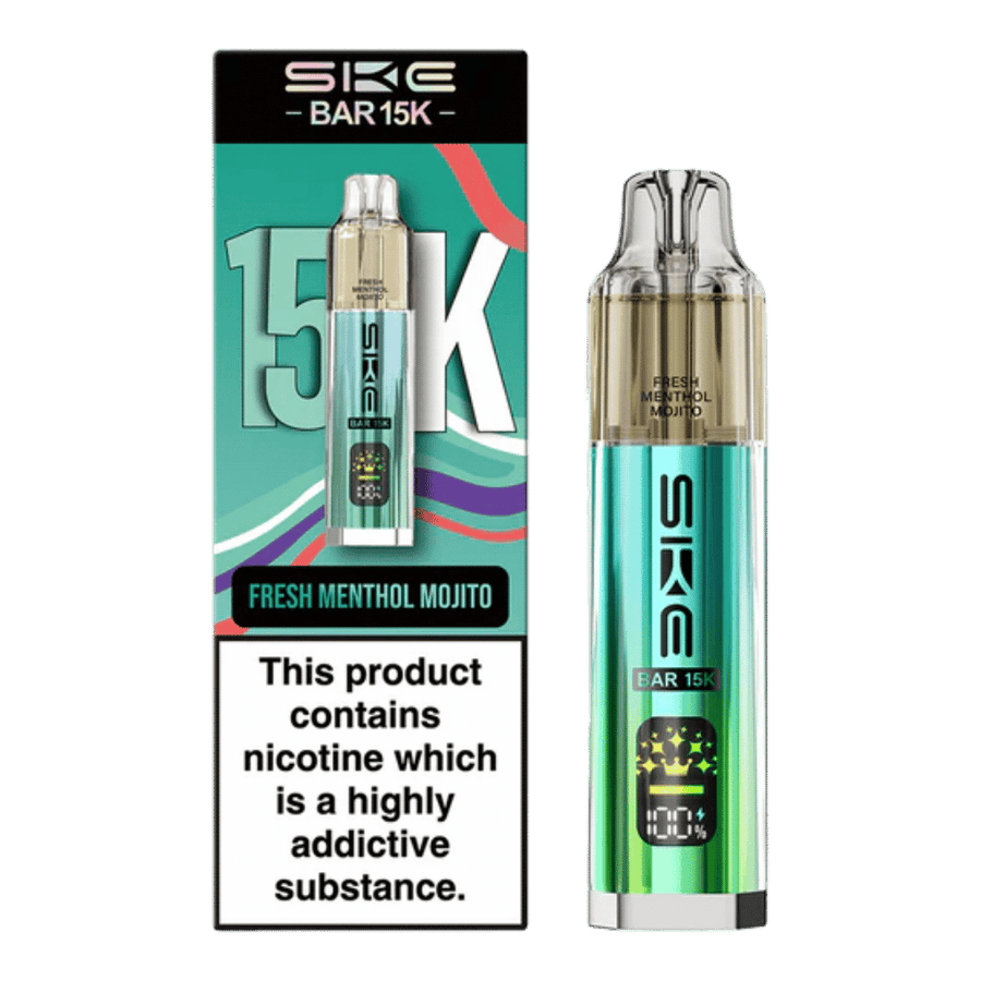SKE Bar 15K Fresh Menthol Mojito prefilled pod vape kit