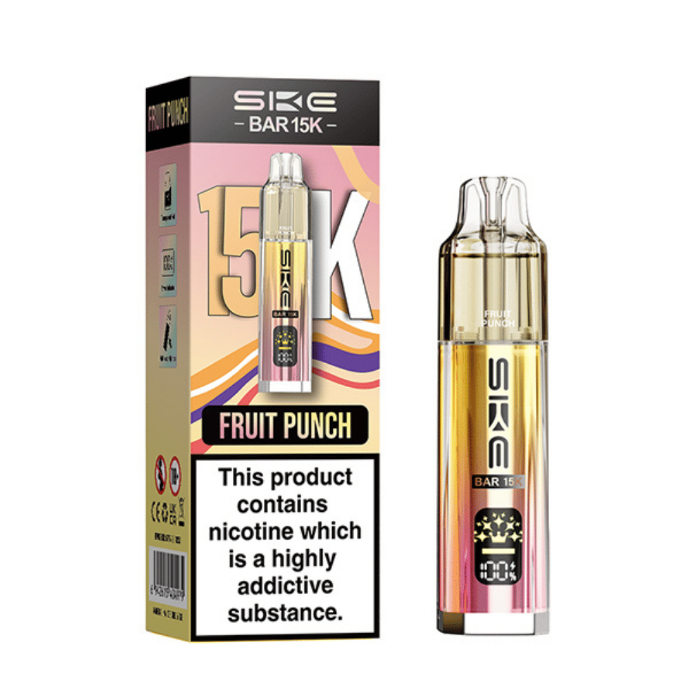 SKE Bar 15K Fruit Punch prefilled pod vape kit