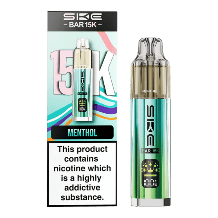 SKE Bar 15K Menthol prefilled pod vape kit