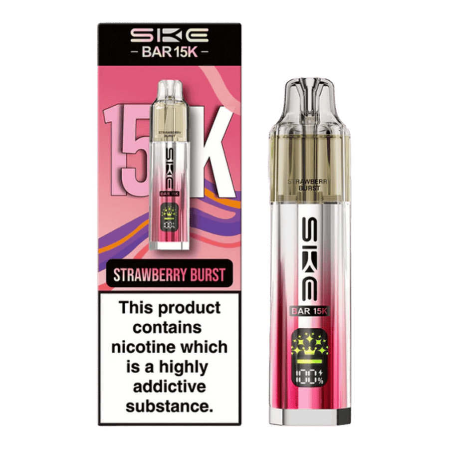 SKE Bar 15K Strawberry Burst prefilled pod vape kit