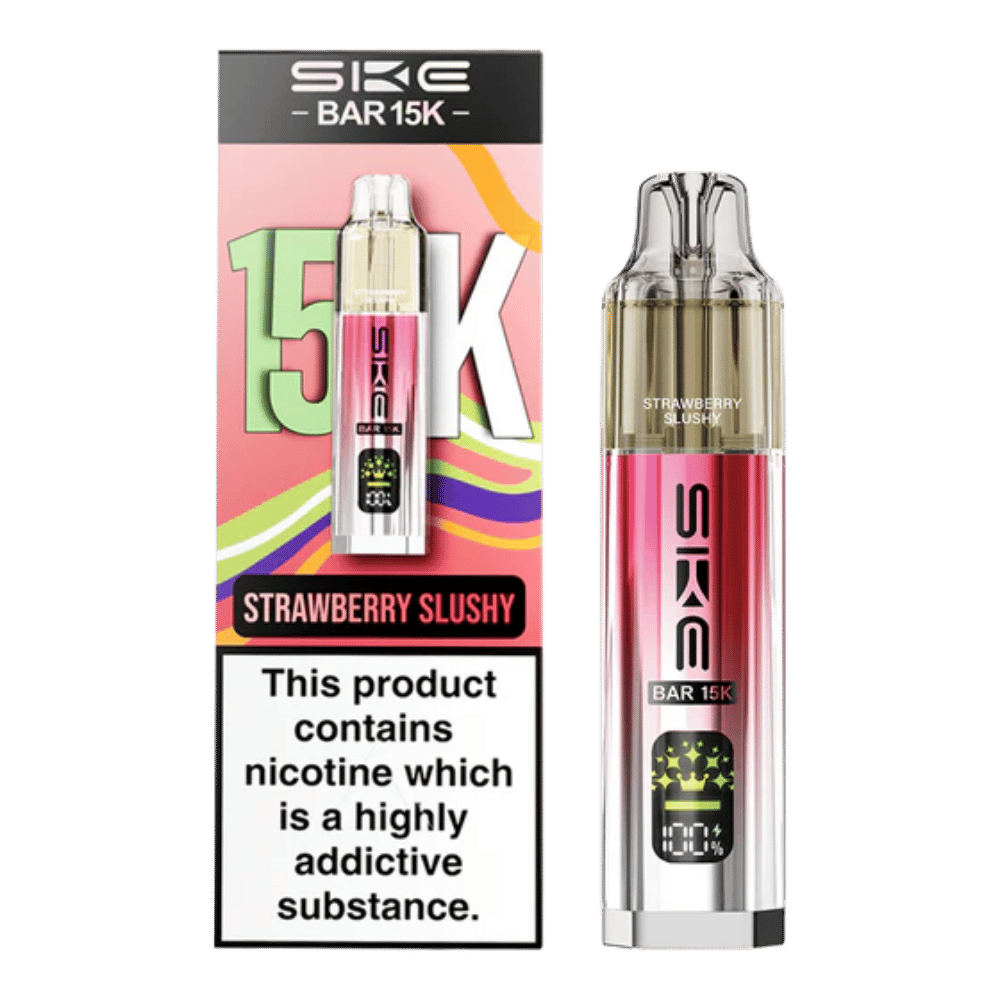 SKE Bar 15K Strawberry Slushy prefilled pod vape kit
