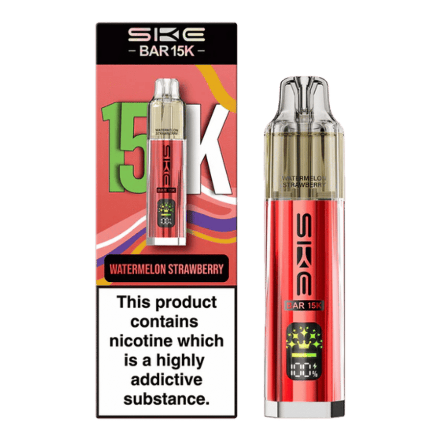 SKE Bar 15K Watermelon Strawberry prefilled pod vape kit