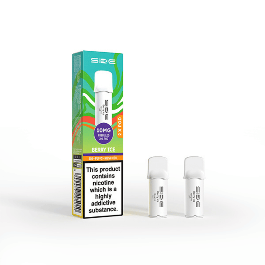 SKE Crystal Pro 600 Berry Ice prefilled pod vape kit