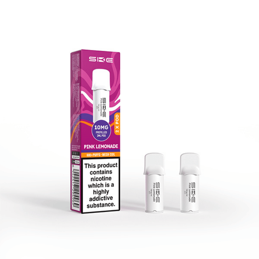 SKE Crystal Pro 600 Pink Lemonade prefilled pod vape kit