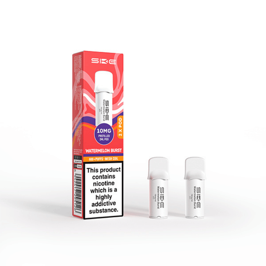 SKE Crystal Pro 600 Watermelon Burst prefilled pod vape kit