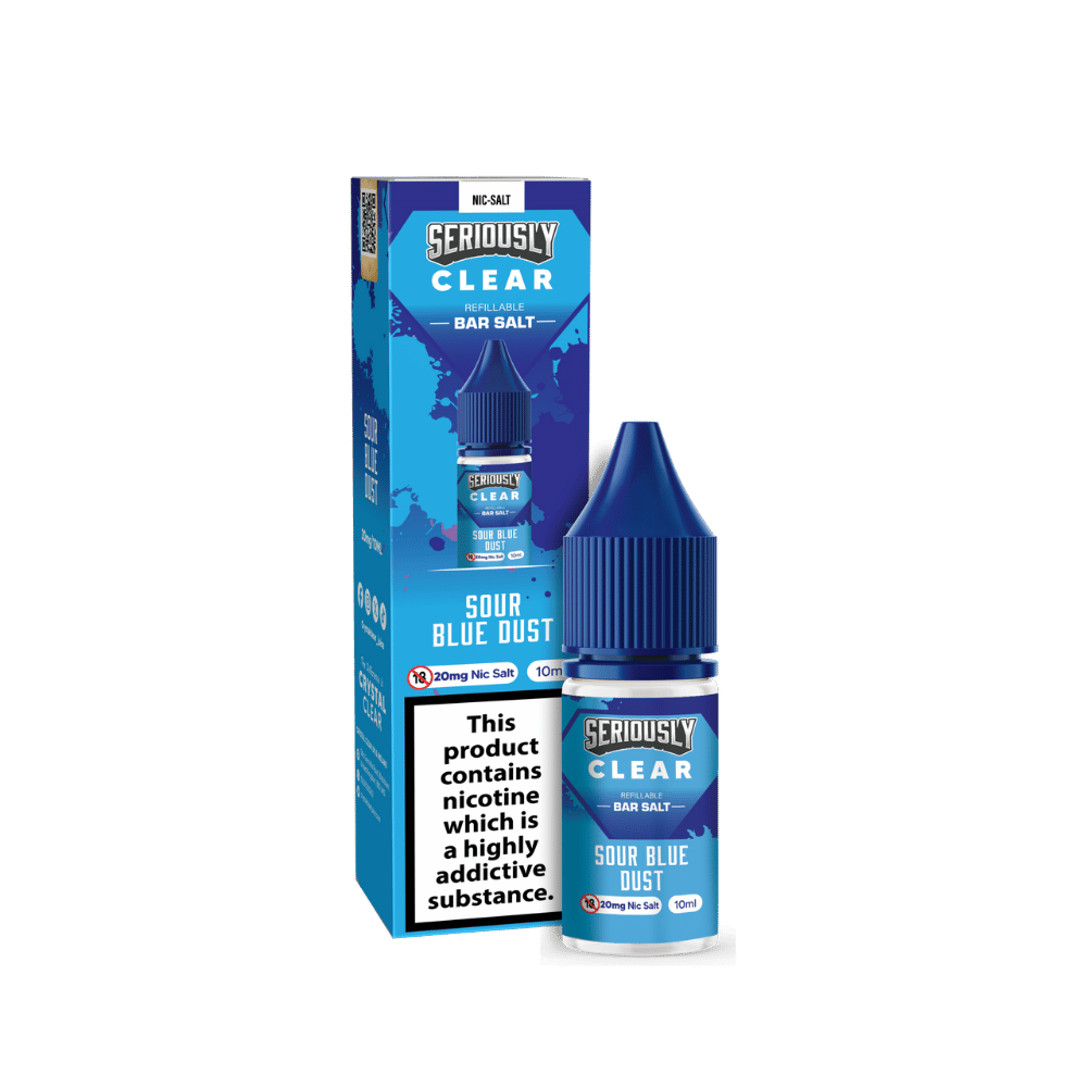 Seriously Nic Salt Clear Bar Sour Blue Dust nic salt e-liquid