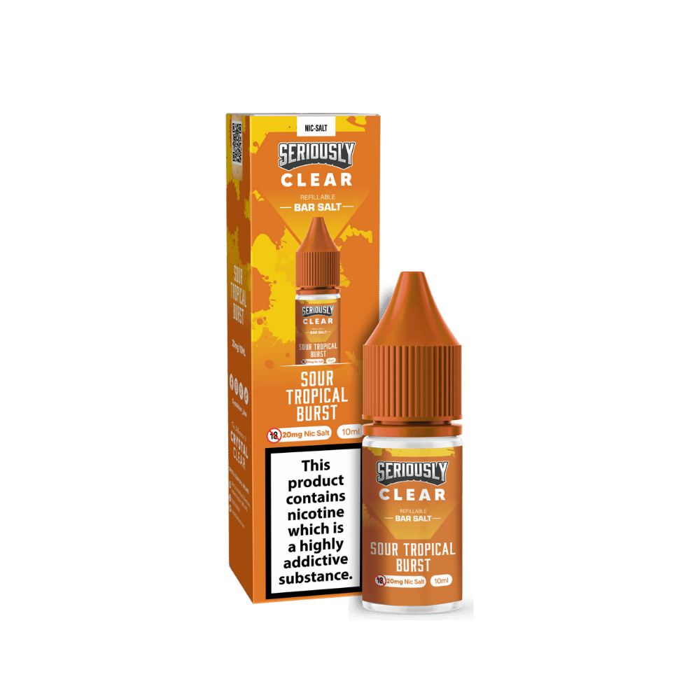 Seriously Nic Salt Clear Bar Sour Tropical Burst nic salt e-liquid