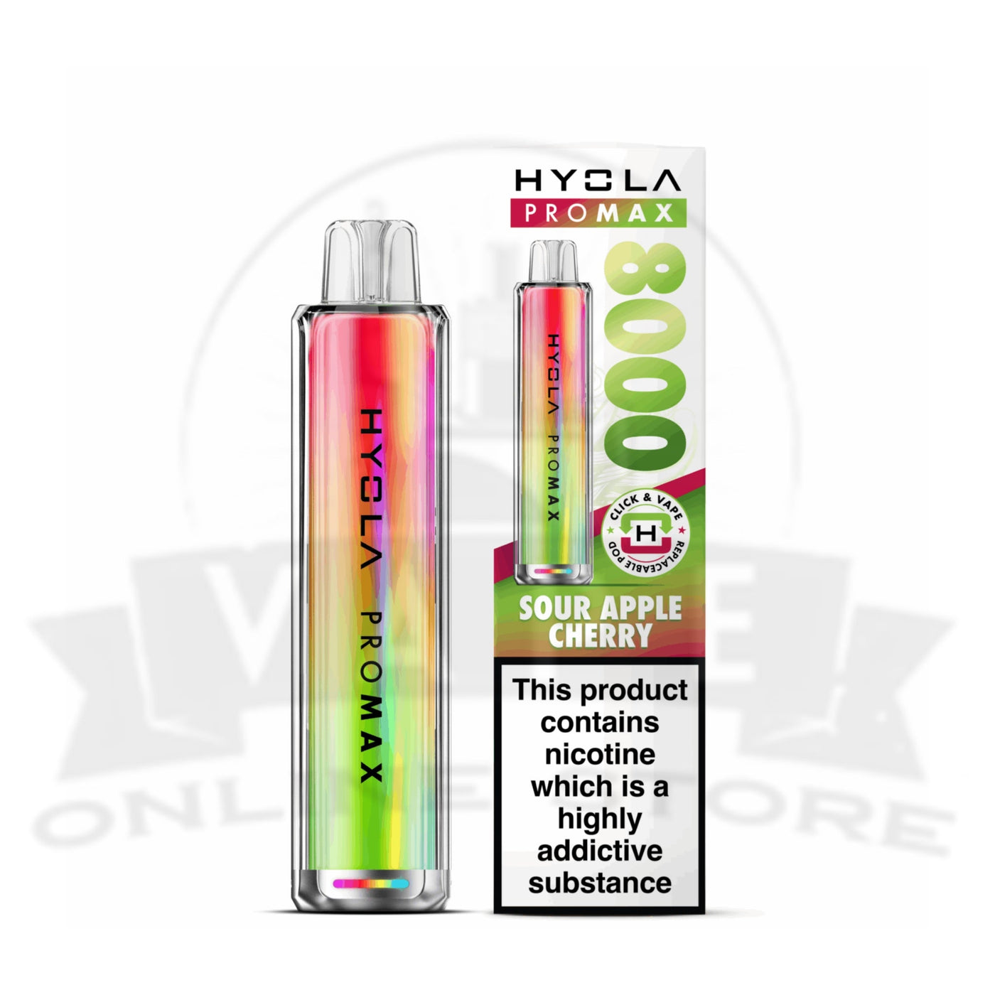 Hyola Pro Max 8000 Sour Apple Cherry UK