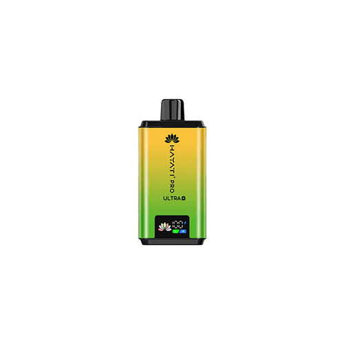 Hayati 25K Sour Apple Juicy Peach dual flavour rechargeable pod kit