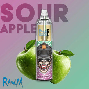 R&M 7000 Puffs Sour Apple  - Vape 7 Store