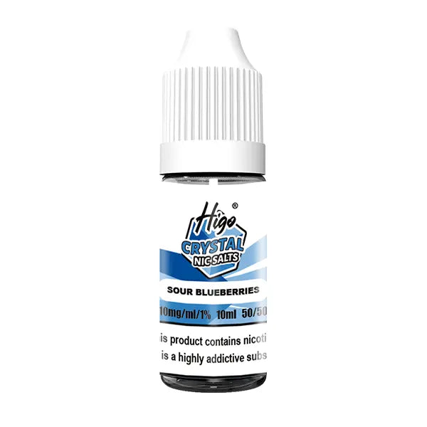 Higo Nic Salt Crystal Sour Blueberries UK