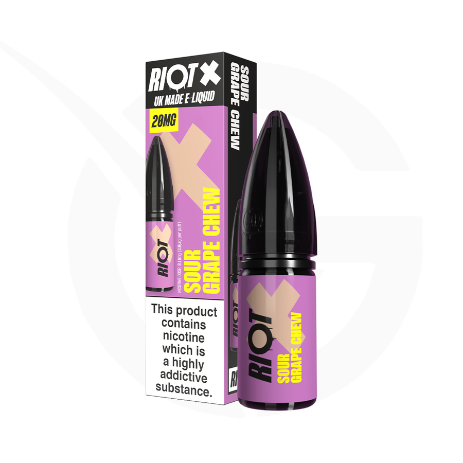 Riot Squad Nic Salt Sour Grape Chew UK