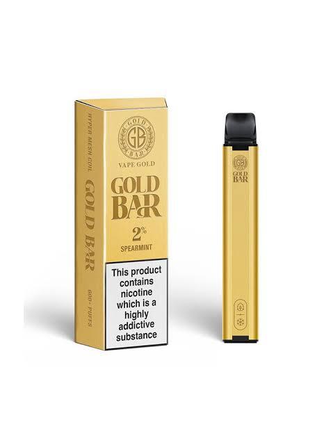 Gold Bar Spearmint 600 Puffs - Vape 7 Store