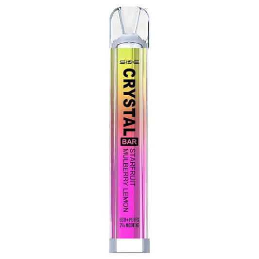 Crystal Bar Starfruit Mulberry Lemon 600 Puffs - Vape 7 Store