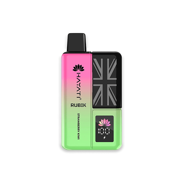 Hayati Rubik 7000 Puffs Strawberry Kiwi compact sweet tart fruit rechargeable pod kit