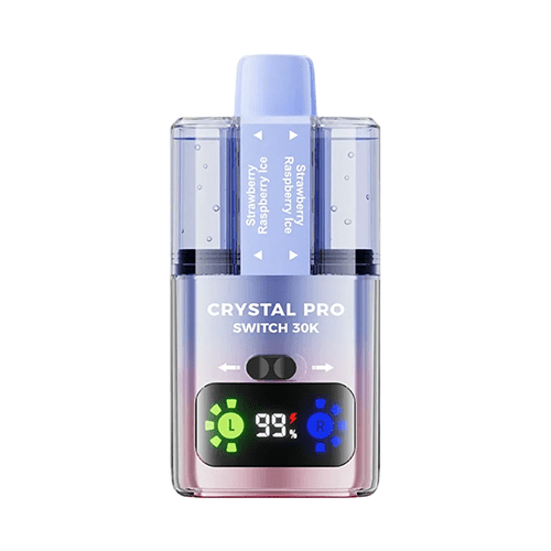 Crystal Pro Switch 30K Double Strawberry Raspberry Ice same flavour both pods kit
