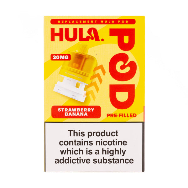 Hula Pods Strawberry Banana prefilled pod vape kit