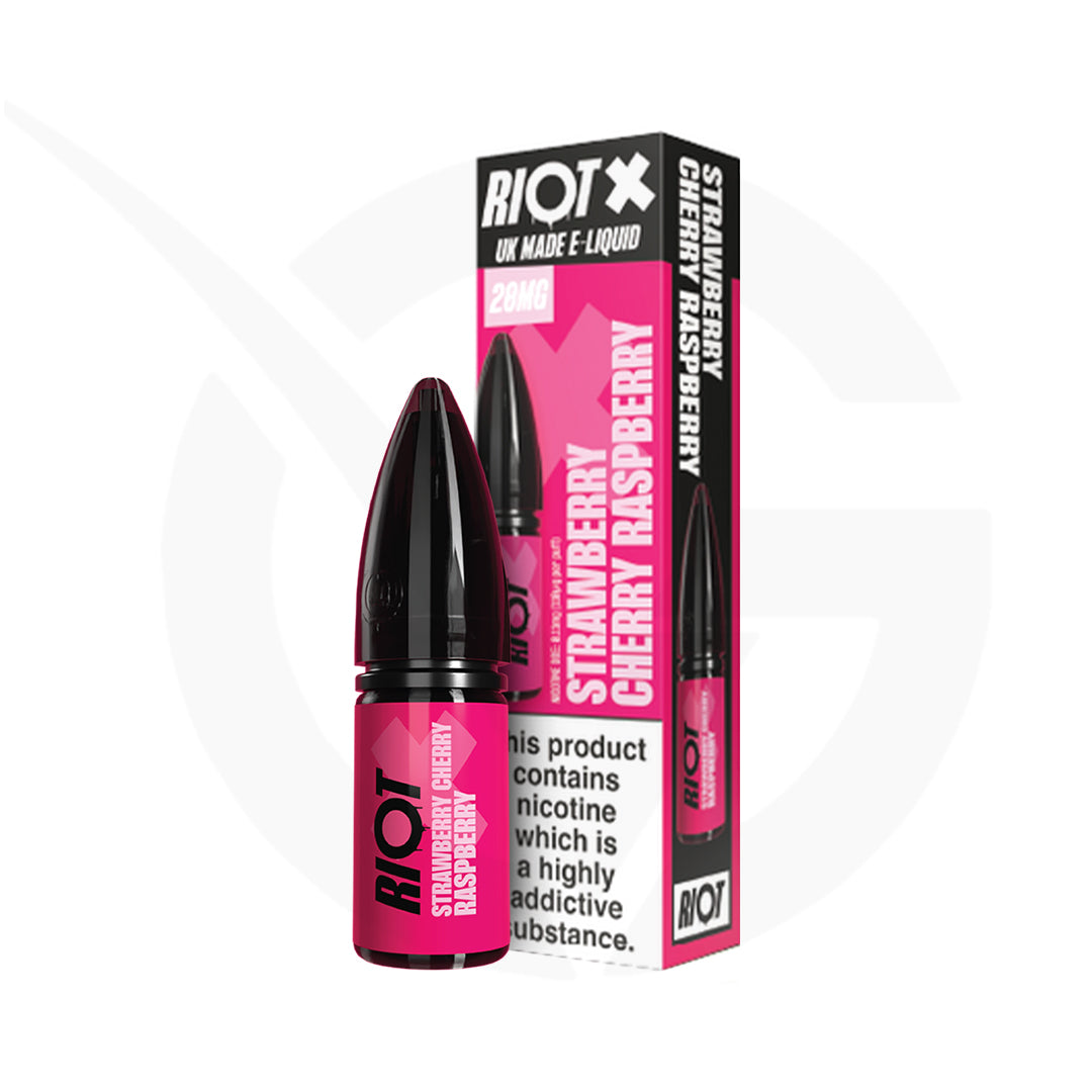 Riot Squad Nic Salt Strawberry Cherry Raspberry UK