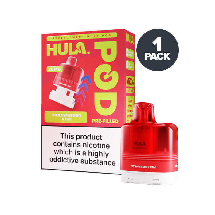 Hula Pods Strawberry Kiwi prefilled pod vape kit