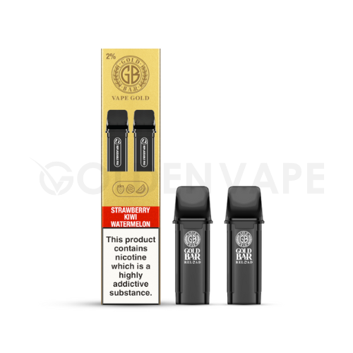 Gold Bar Reload Pods Strawberry Kiwi Watermelon prefilled pod vape kit