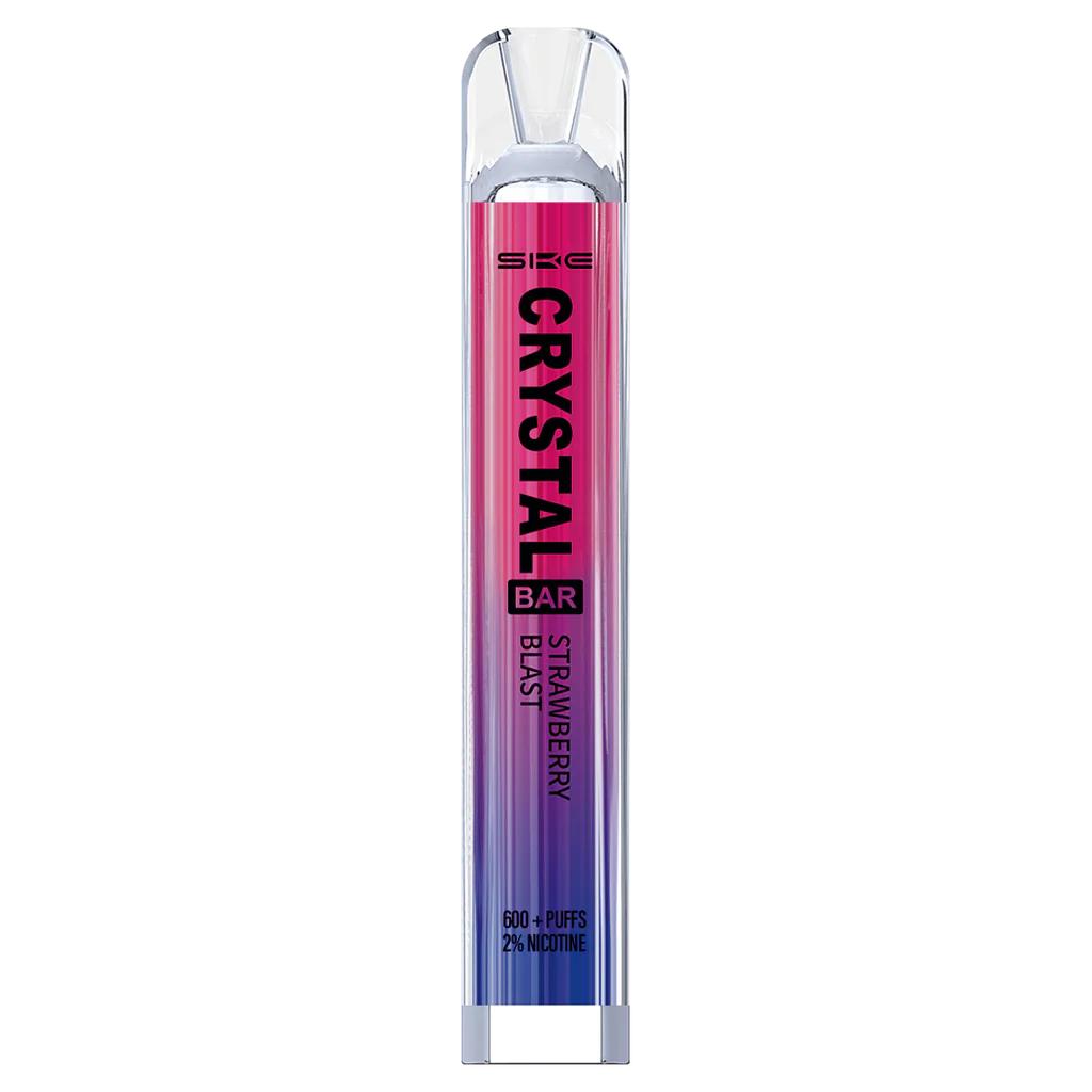 Crystal Bar Strawberry Blast 600 Puffs - Vape 7 Store