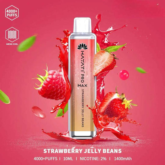 Hayati pro max Strawberry Jelly beans 4000 Puffs - Vape 7 Store