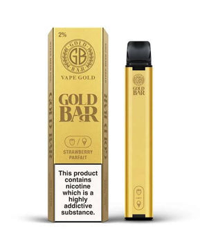 Gold bar 600 puffs Strawberry Parfait - Vape 7 Store