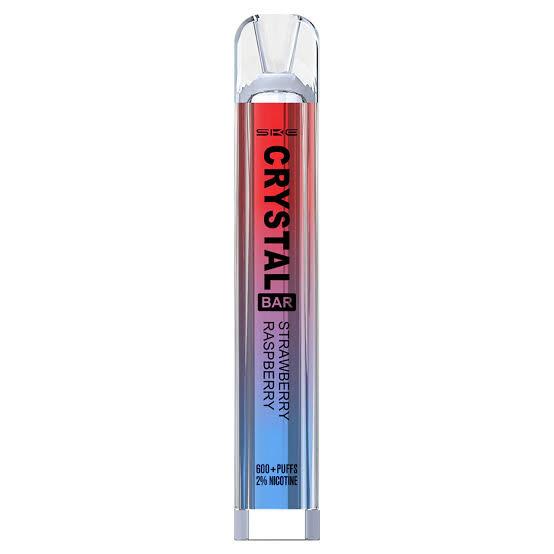 Crystal Bar Strawberry Raspberry 600 Puffs - Vape 7 Store