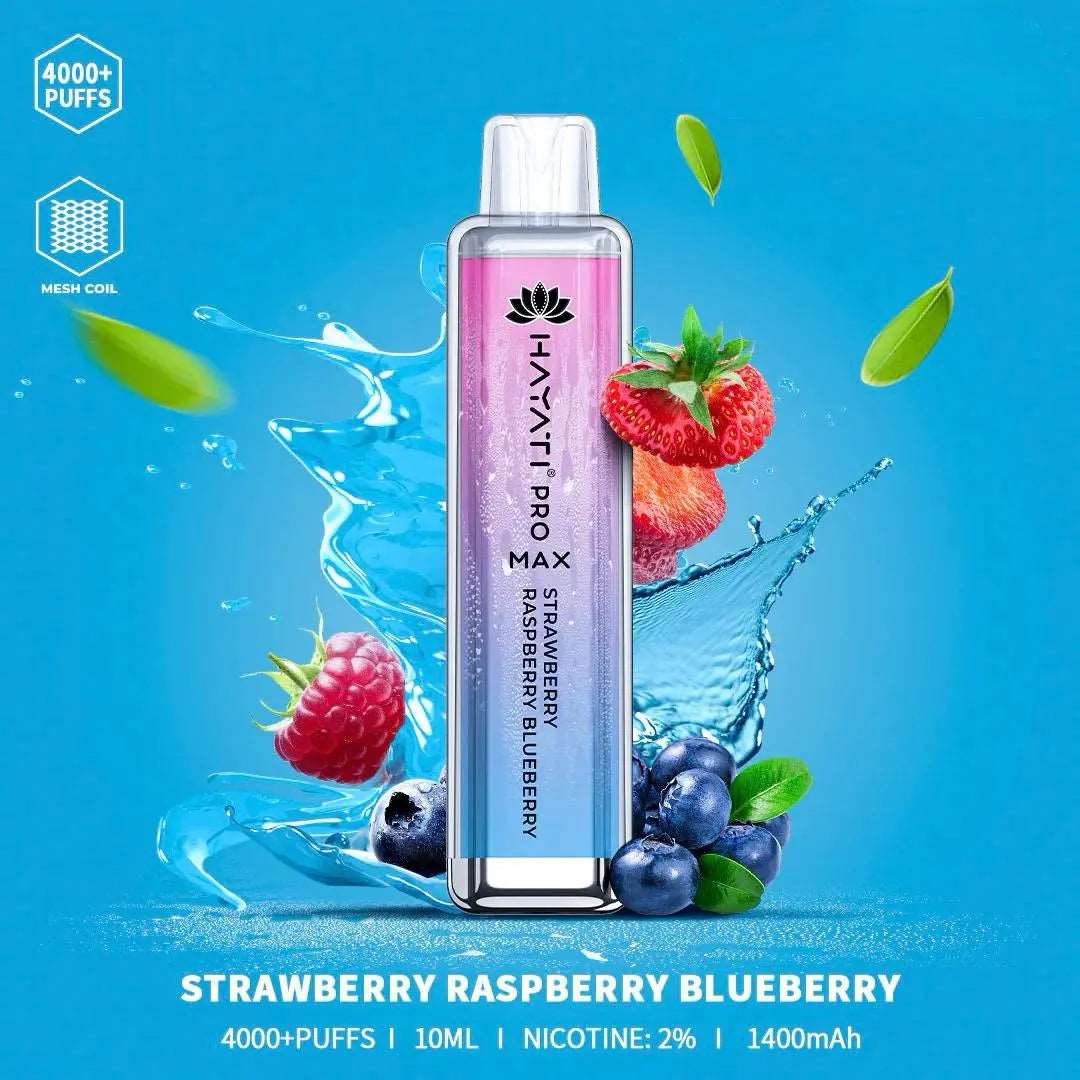 Hayati pro max Strawberry Raspberry Blueberry 4000 Puffs - Vape 7 Store