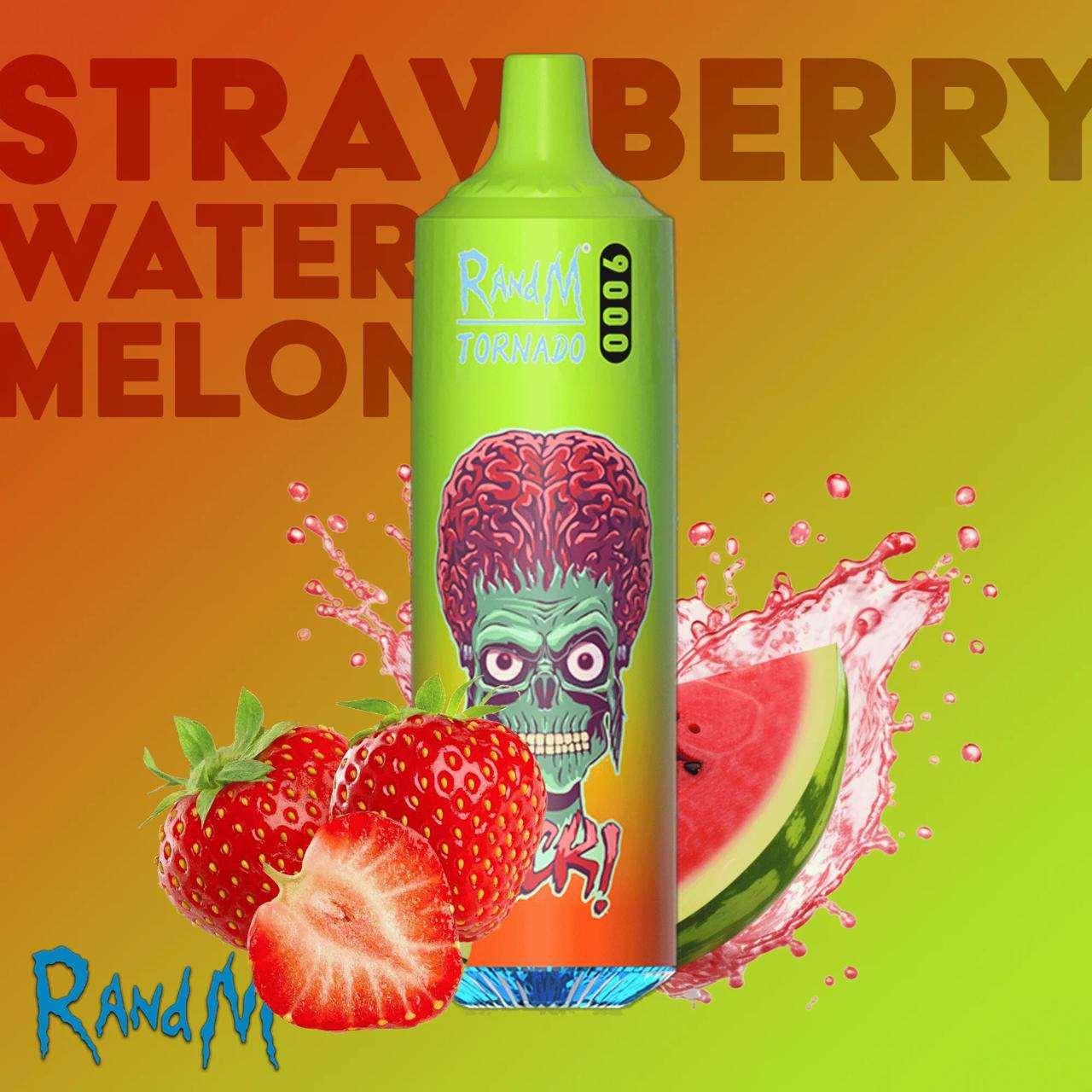 R&M 9000 Puffs Strawberry Watermelon - Vape 7 Store