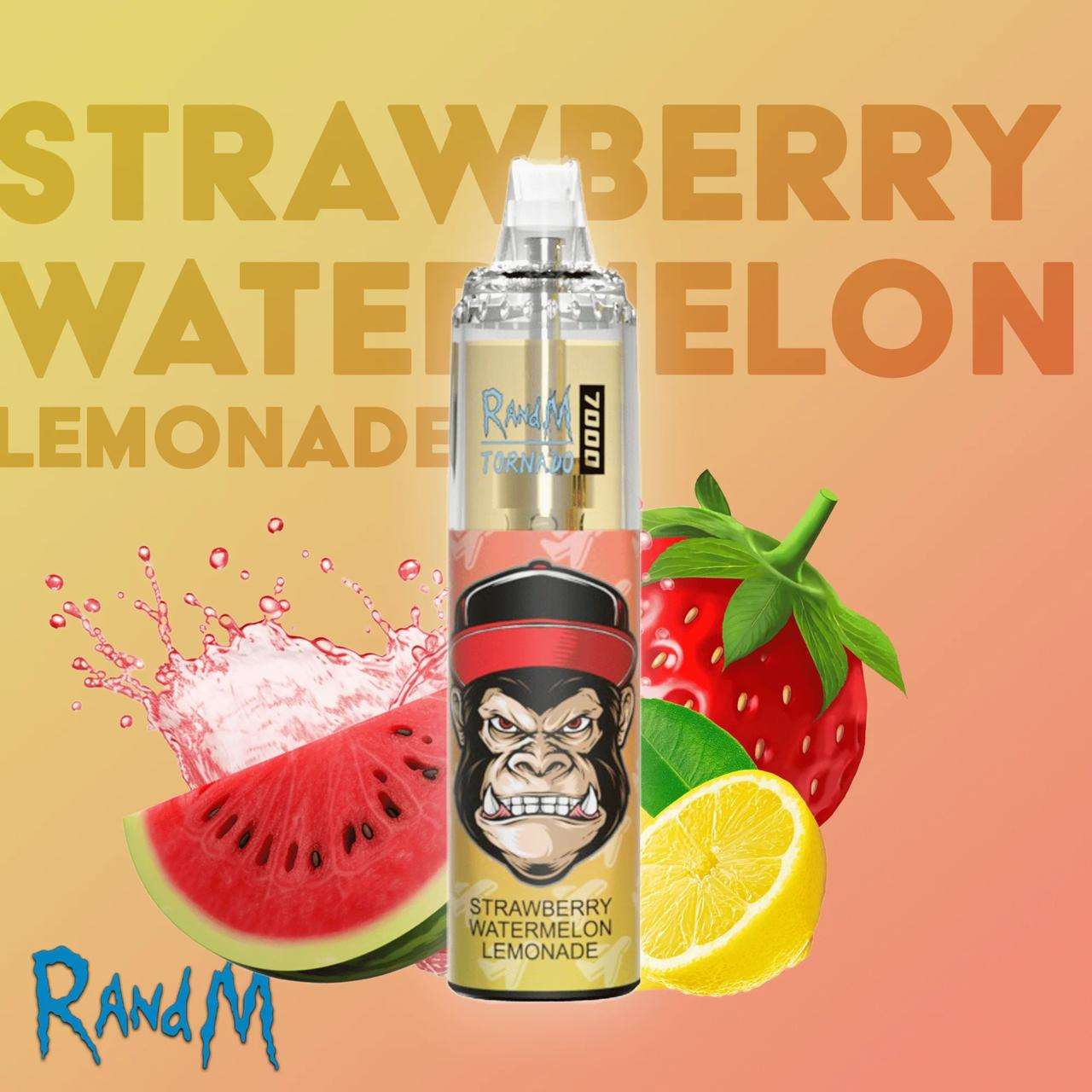 R&M 7000 Puffs Strawberry Watermelon Lemonade  - Vape 7 Store