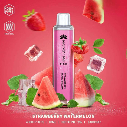 Hayati pro max Strawberry Watermelon 4000 Puffs - Vape 7 Store